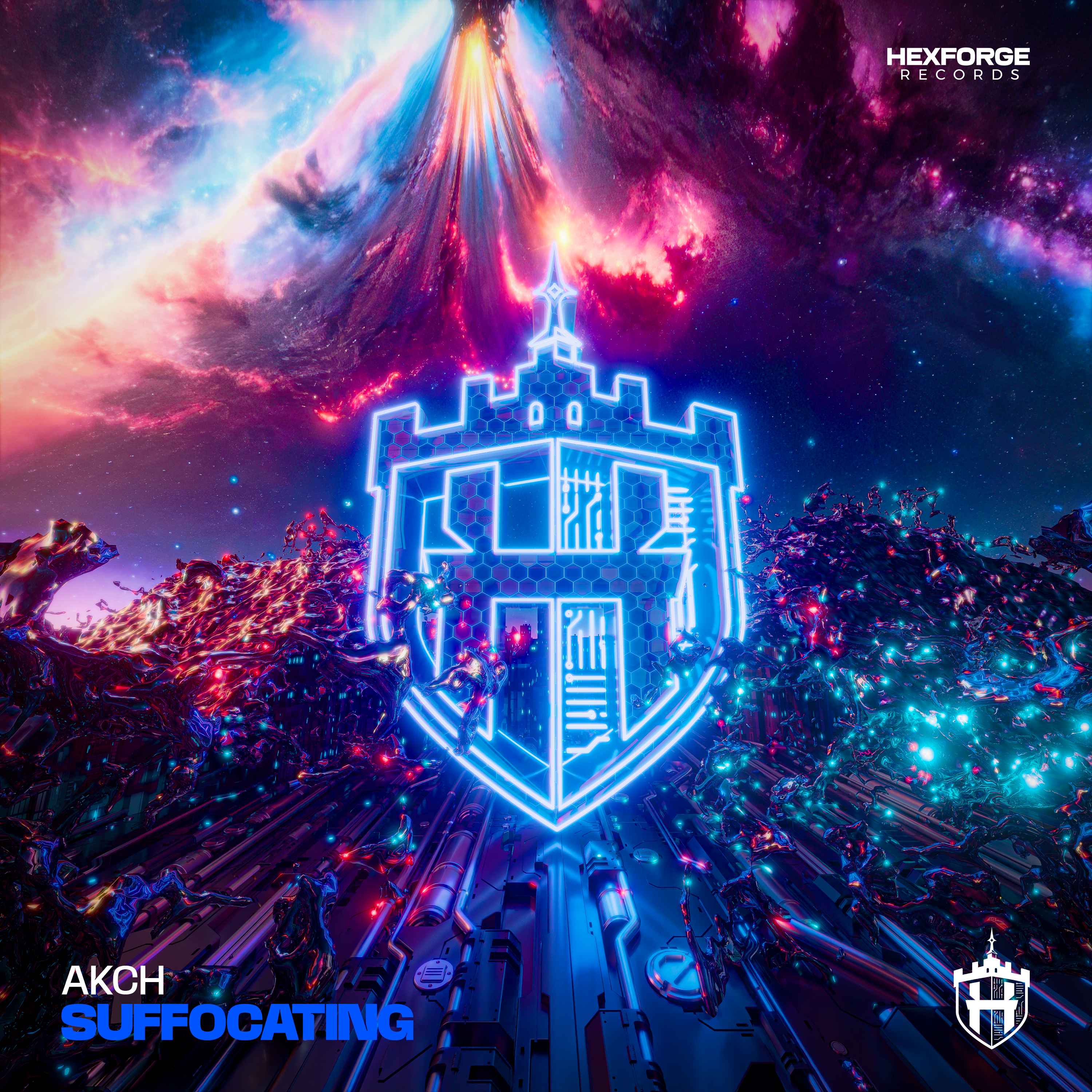 Capa de Suffocating, de AKCH
