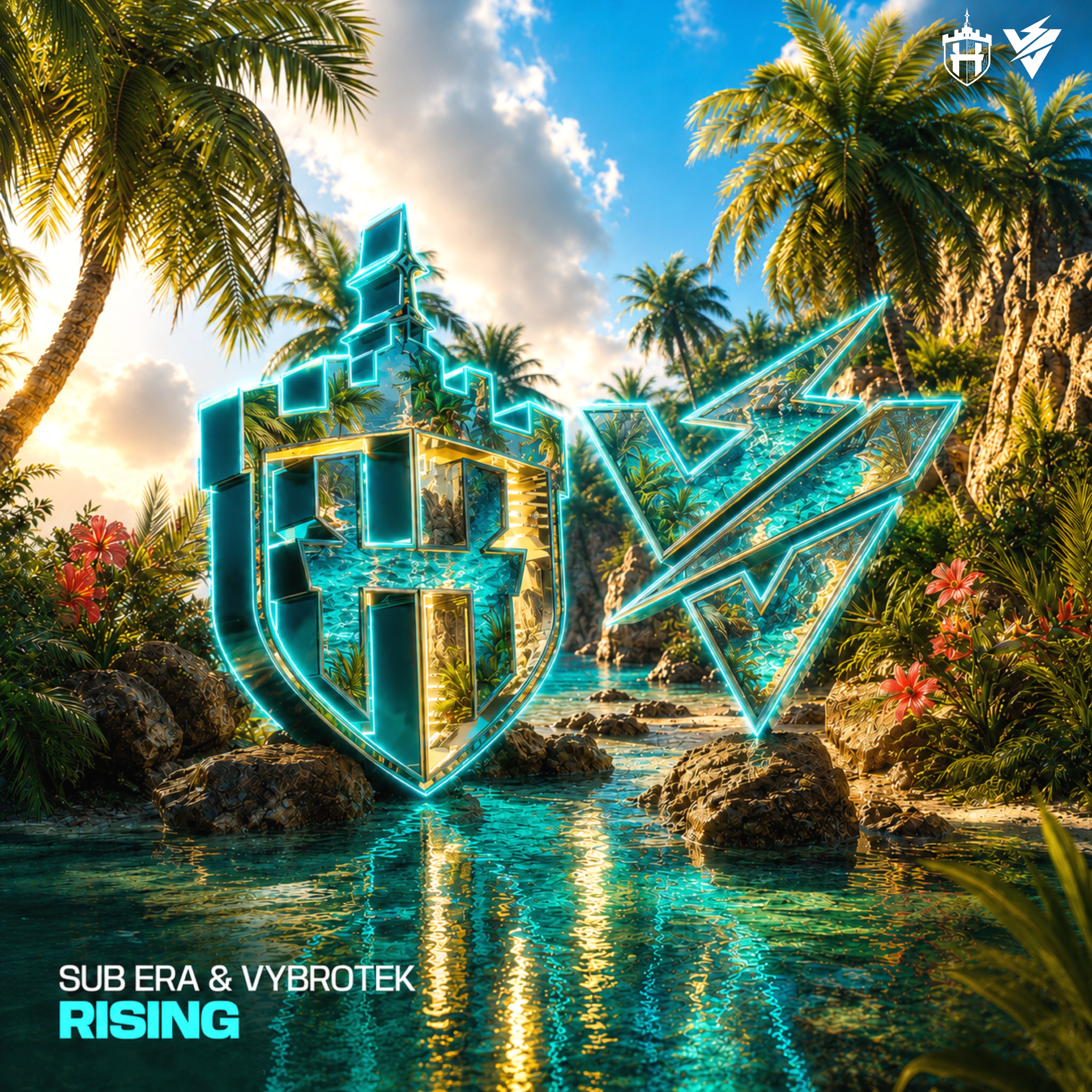 Capa de Rising, de SUB ERA e VYBROTEK